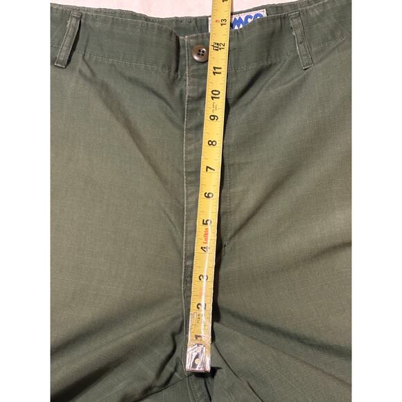 VTG Camco Military Cargo Olive Green Men’s Large 40 Ripstop Adjustable Waist USA - Picture 10 of 13